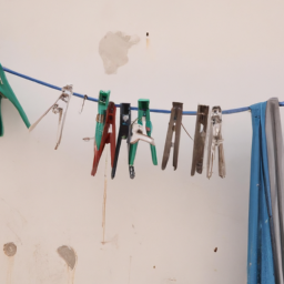 wall clothes line