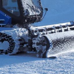 snow grooming machine