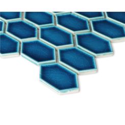 Ice Crack Ceramic Look Enamel Glass Mosaic