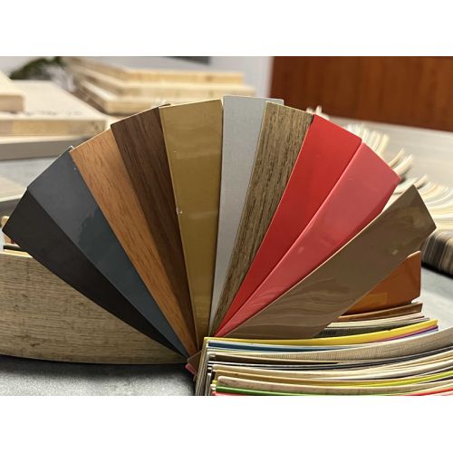 Office furniture Wood Grain /Solid /High Gloss pvc edge banding